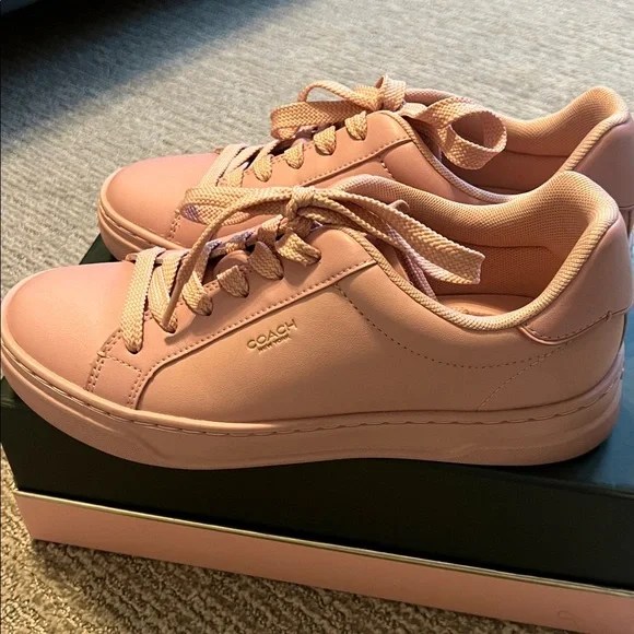 EXCELLENT CONDITION, COACH HIGH LINE SNEAKER
DUSTY ROSE COLOR SIZE 7.5 - Picture 5 of 8